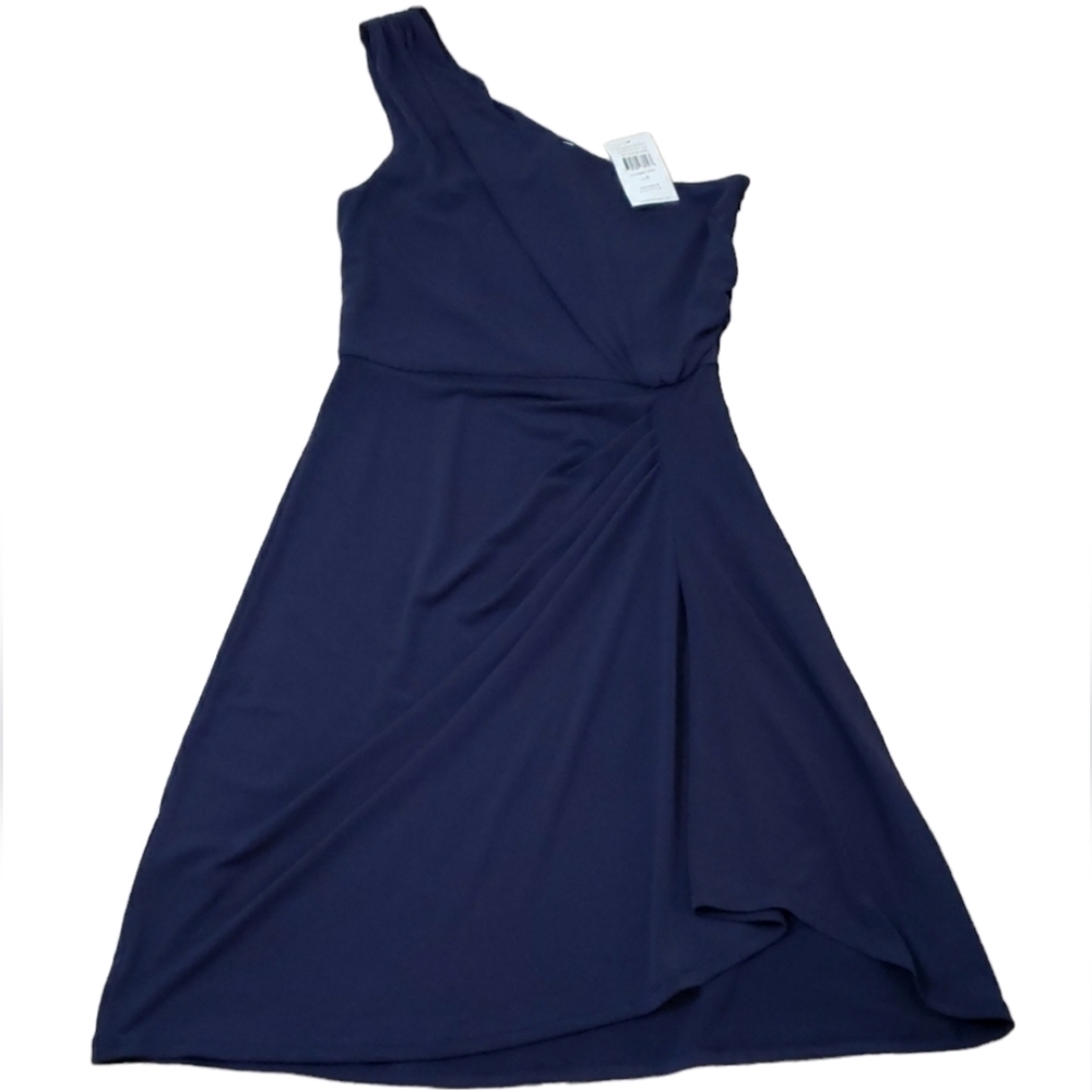 Max & Cleo~Size 0~"Dark Night" Asymmetrical Dress
